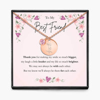 Aan Mijn Beste Vriendin - Geboortemaand Hanger Ketting