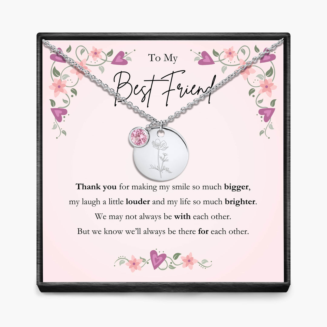 Aan Mijn Beste Vriendin - Geboortemaand Hanger Ketting