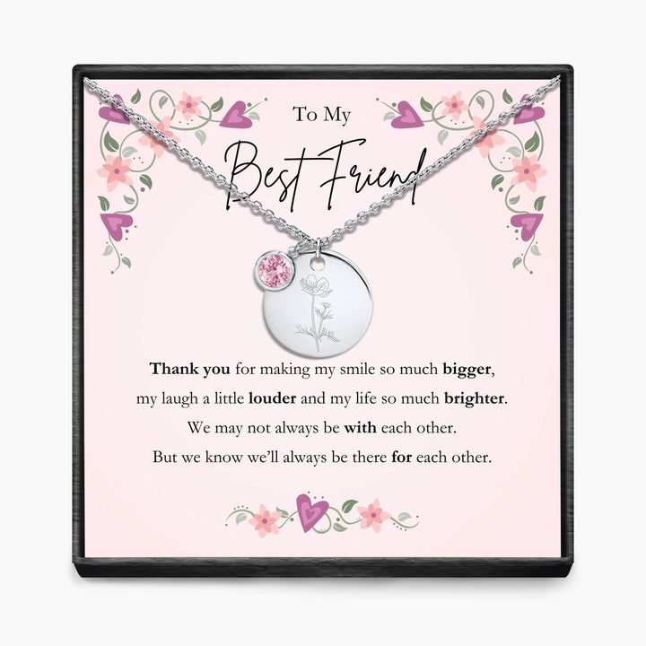 Aan Mijn Beste Vriendin - Geboortemaand Hanger Ketting