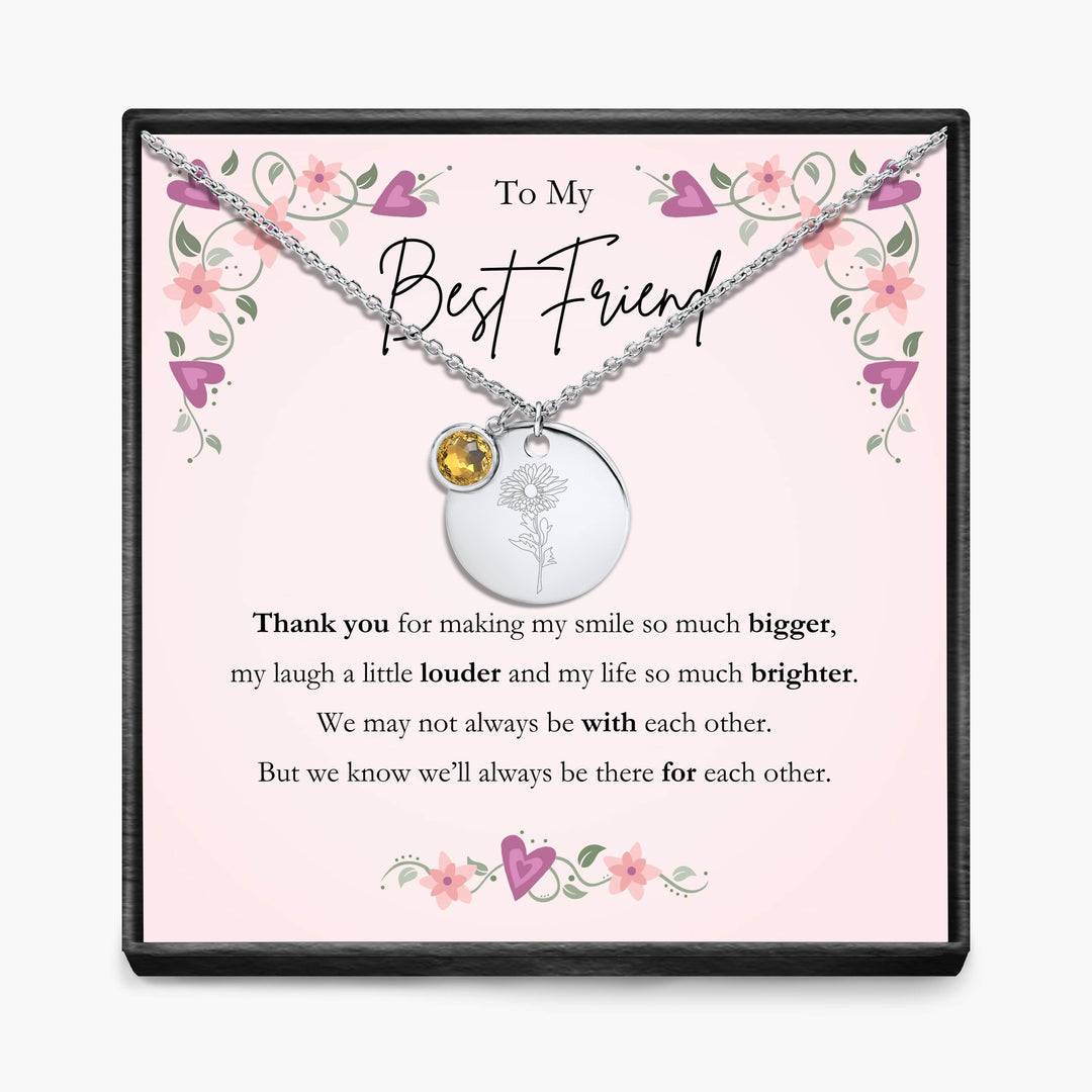 Aan Mijn Beste Vriendin - Geboortemaand Hanger Ketting