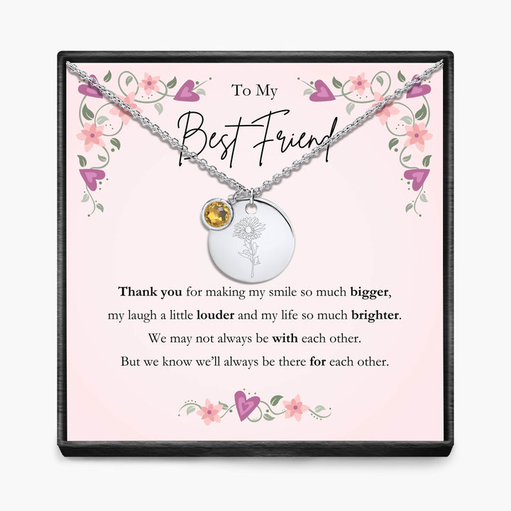 Aan Mijn Beste Vriendin - Geboortemaand Hanger Ketting