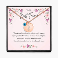Aan Mijn Beste Vriendin - Geboortemaand Hanger Ketting