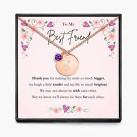 Aan Mijn Beste Vriendin - Geboortemaand Hanger Ketting