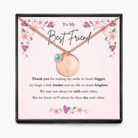 Aan Mijn Beste Vriendin - Geboortemaand Hanger Ketting