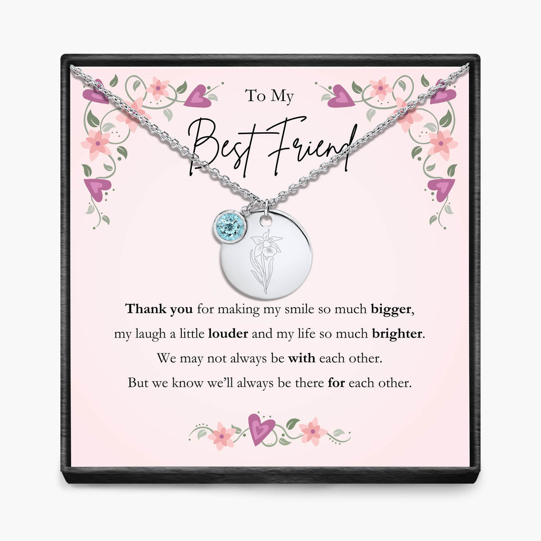 Aan Mijn Beste Vriendin - Geboortemaand Hanger Ketting