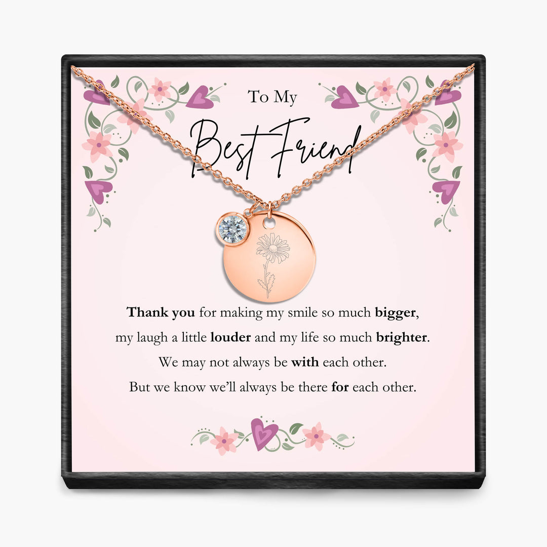 Aan Mijn Beste Vriendin - Geboortemaand Hanger Ketting