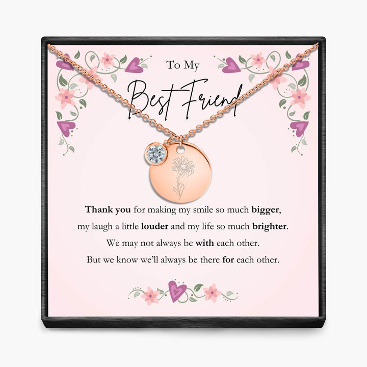 Aan Mijn Beste Vriendin - Geboortemaand Hanger Ketting