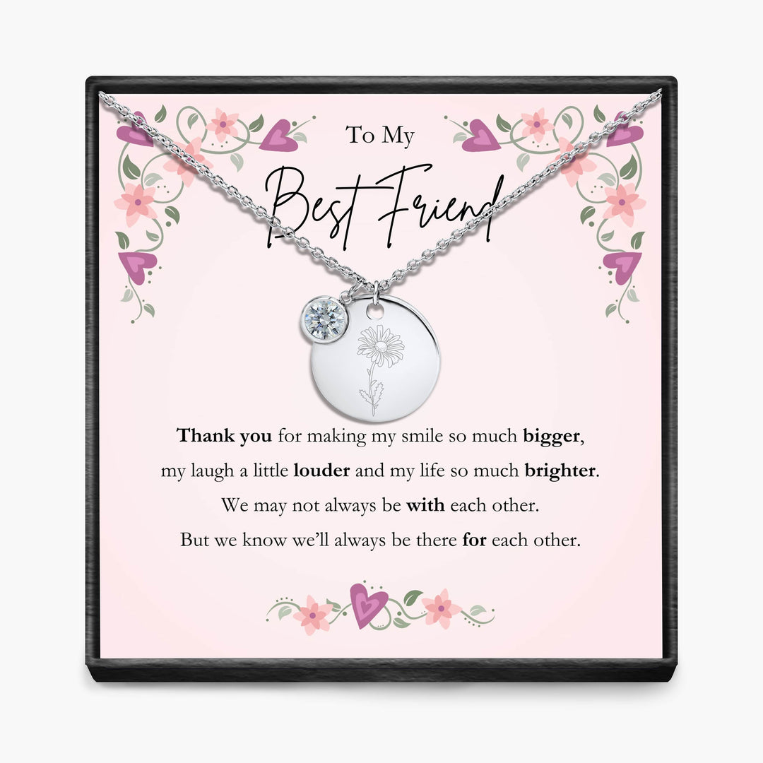 Aan Mijn Beste Vriendin - Geboortemaand Hanger Ketting