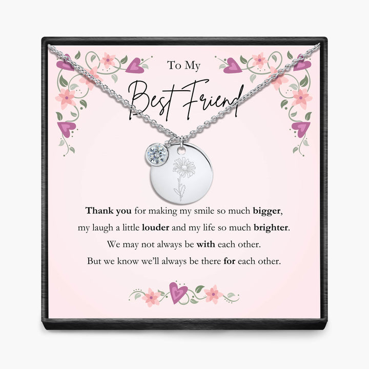 Aan Mijn Beste Vriendin - Geboortemaand Hanger Ketting