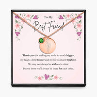 Aan Mijn Beste Vriendin - Geboortemaand Hanger Ketting