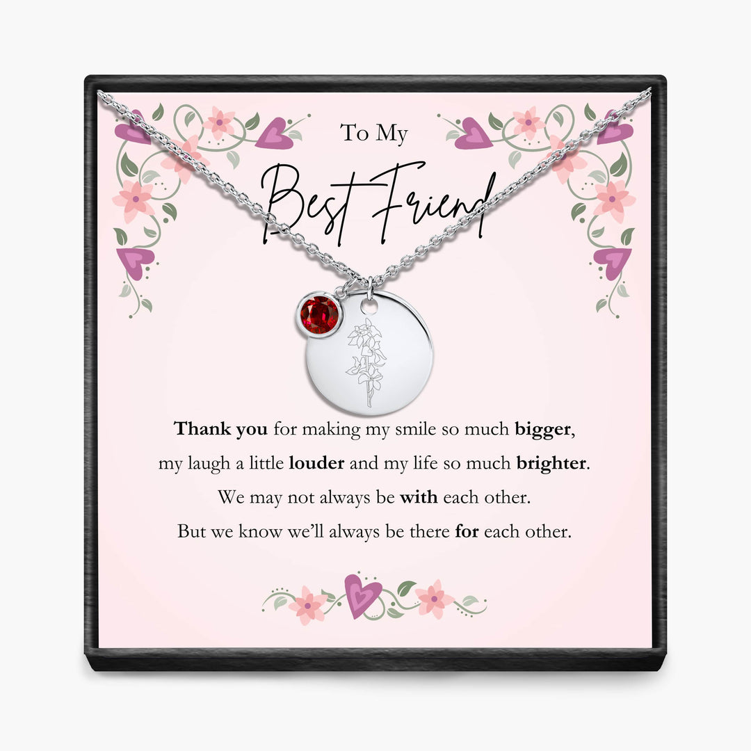 Aan Mijn Beste Vriendin - Geboortemaand Hanger Ketting