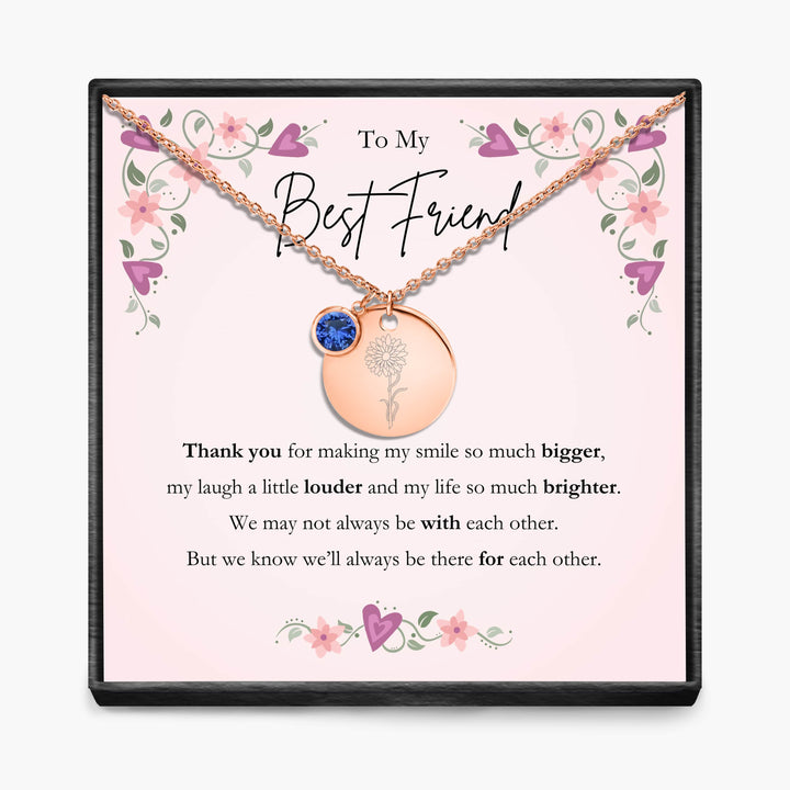 Aan Mijn Beste Vriendin - Geboortemaand Hanger Ketting