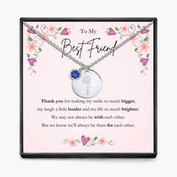 Aan Mijn Beste Vriendin - Geboortemaand Hanger Ketting