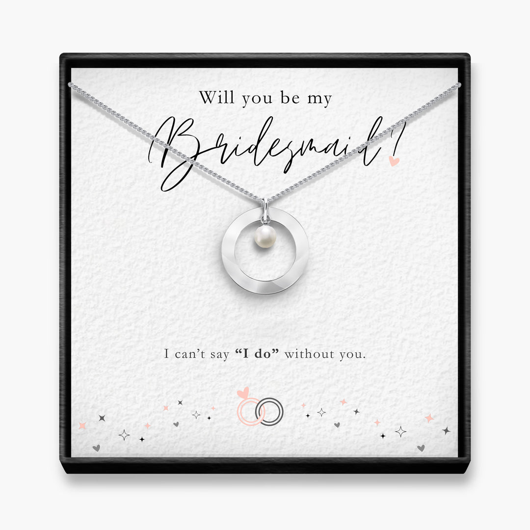 Wil je mijn bruidsmeisje zijn - Parelketting