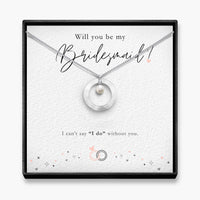 Wil je mijn bruidsmeisje zijn - Parelketting