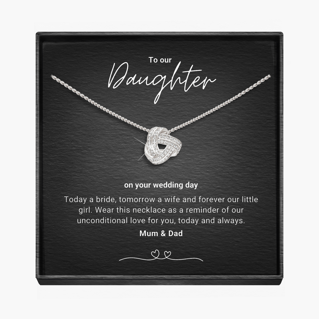 Onze Dochter, Aanstaande Bruid - Infinity Knoop Ketting