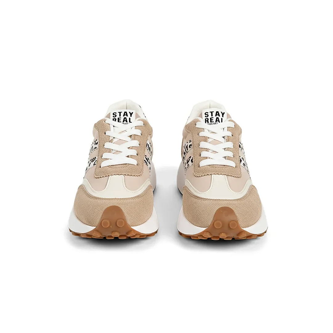 CloudLane Streep Casual | Luipaard Beige