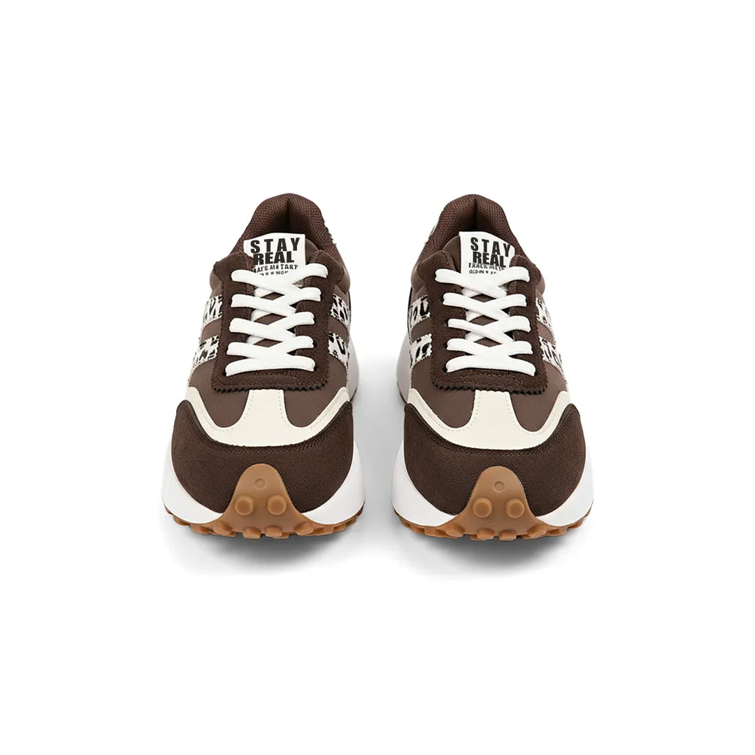 CloudLane Streep Casual | Luipaard Bruin