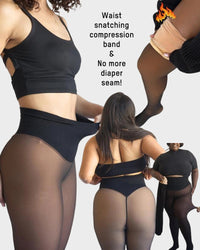 Compressie Naadloze Fleecel-legging