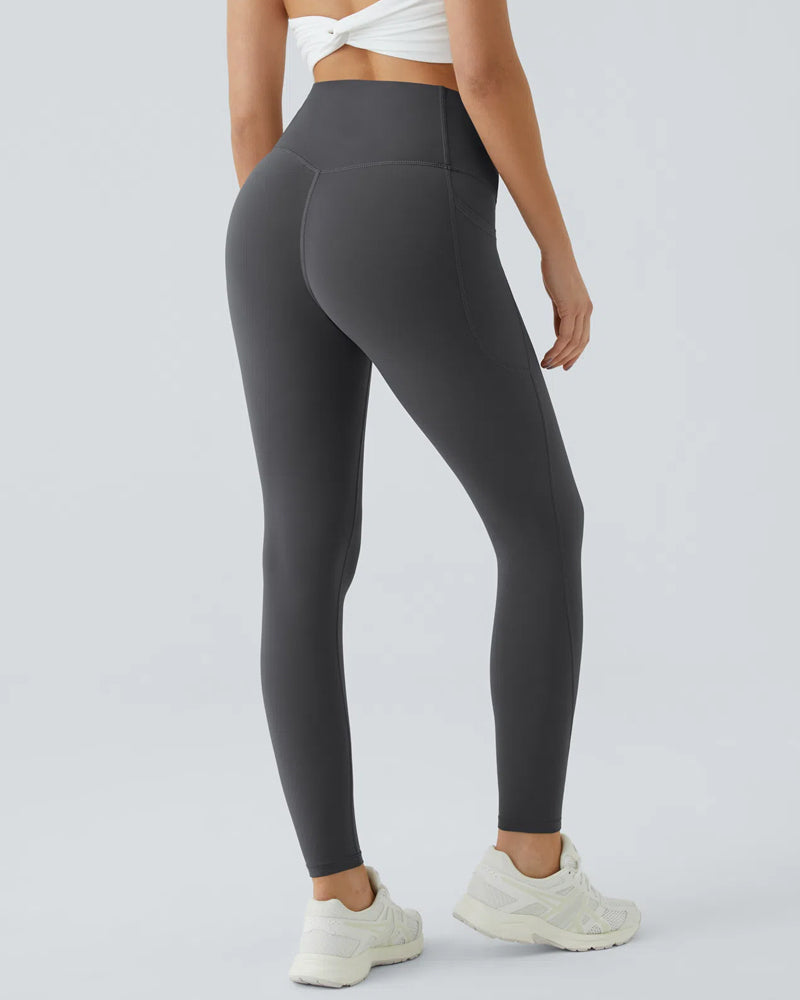 Butt Lifting Tummy Control Zijzak High Waisted Vormgevende Training Leggings