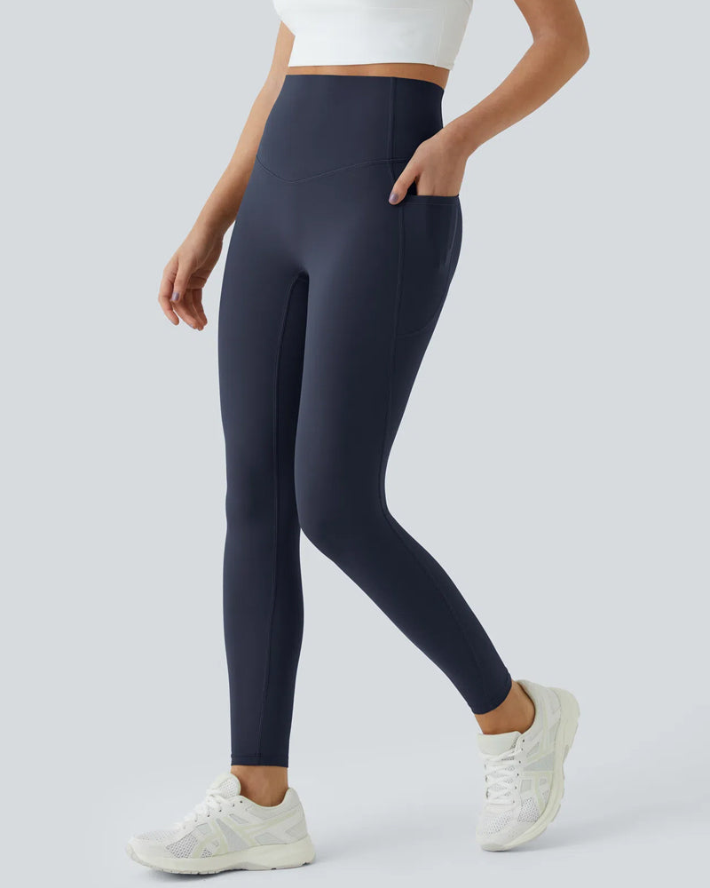 Butt Lifting Tummy Control Zijzak High Waisted Vormgevende Training Leggings