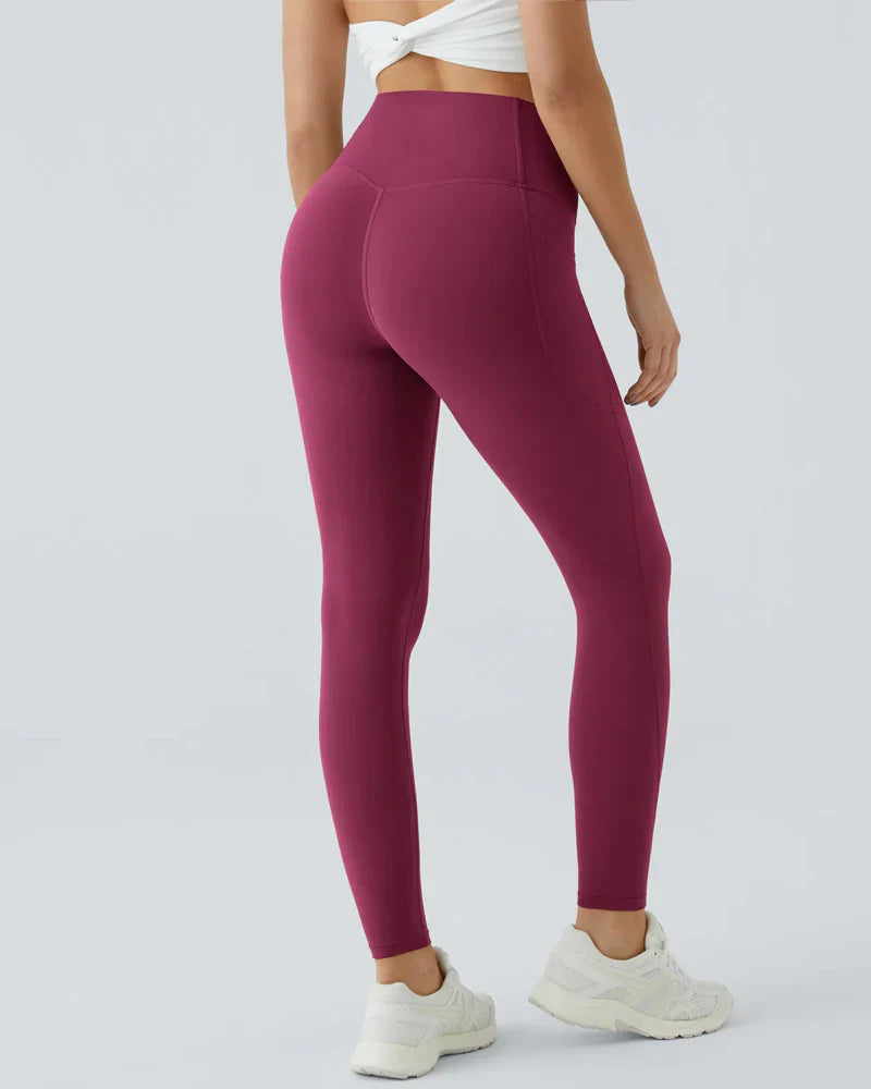 Hoge Taille Butt Lifting Buikcontrole Zijvak Shaping Training Legging