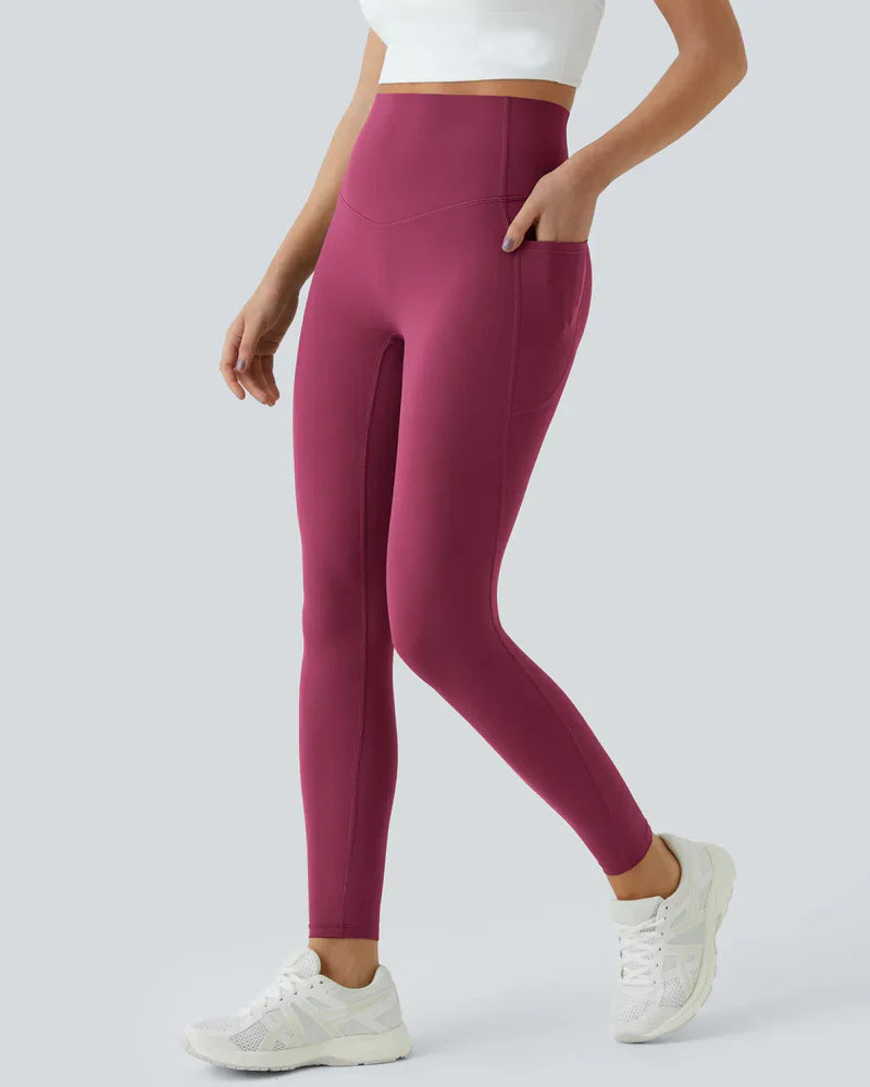 Hoge Taille Butt Lifting Buikcontrole Zijvak Shaping Training Legging