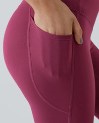 Hoge Taille Butt Lifting Buikcontrole Zijvak Shaping Training Legging