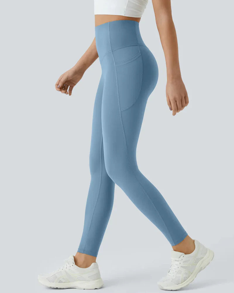 Hoge Taille Butt Lifting Buikcontrole Zijvak Shaping Training Legging
