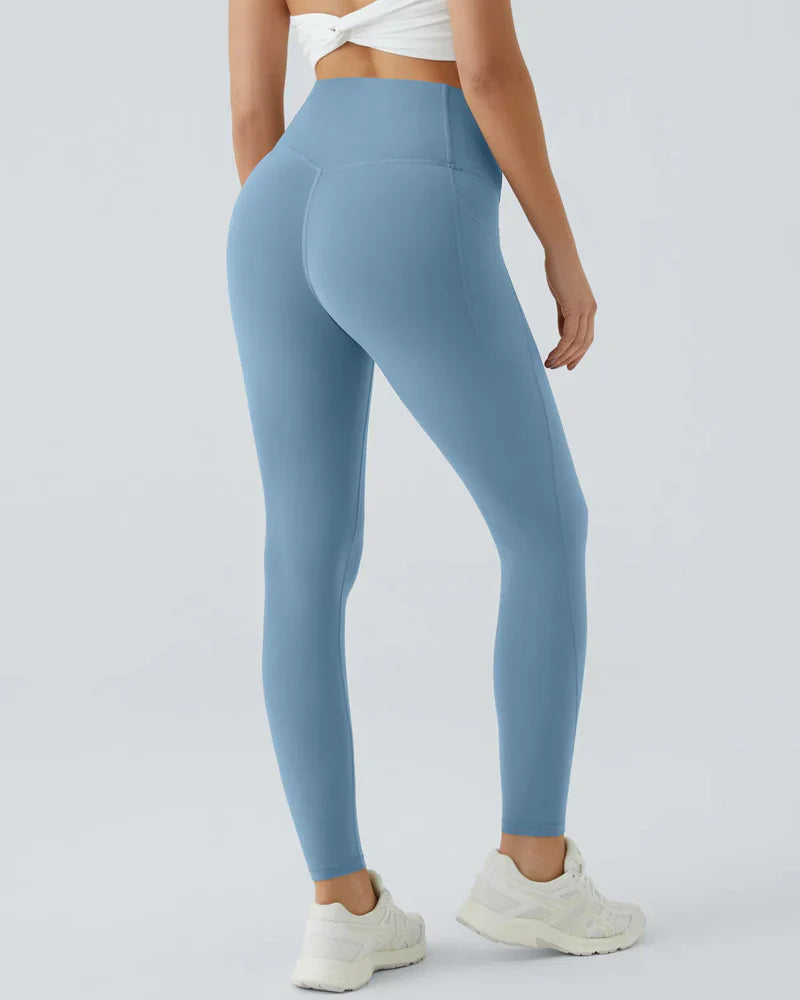 Hoge Taille Butt Lifting Buikcontrole Zijvak Shaping Training Legging