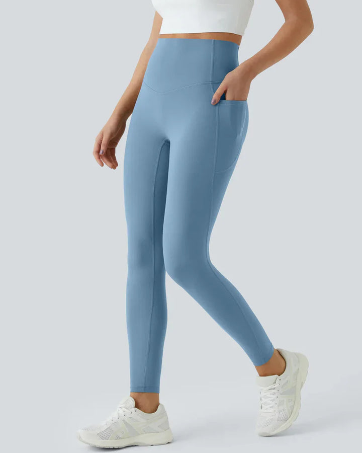 Hoge Taille Butt Lifting Buikcontrole Zijvak Shaping Training Legging