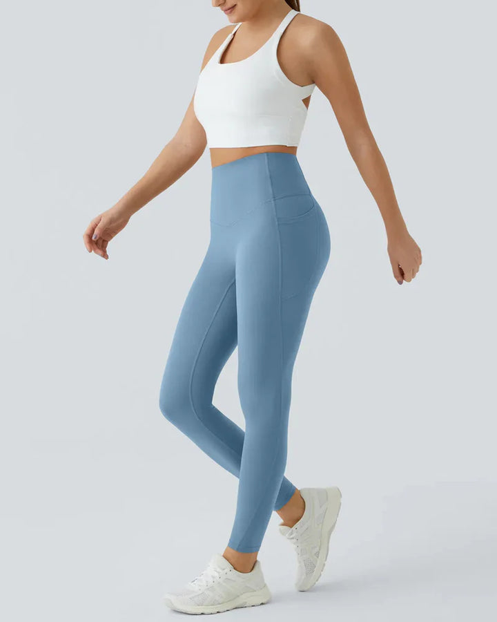 Hoge Taille Butt Lifting Buikcontrole Zijvak Shaping Training Legging