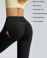 Butt Lifting Tummy Control Zijzak High Waisted Vormgevende Training Leggings