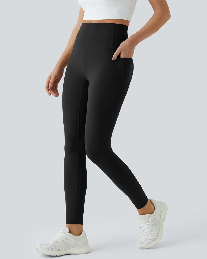 Butt Lifting Tummy Control Zijzak High Waisted Vormgevende Training Leggings