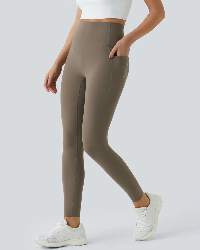 Butt Lifting Tummy Control Zijzak High Waisted Vormgevende Training Leggings