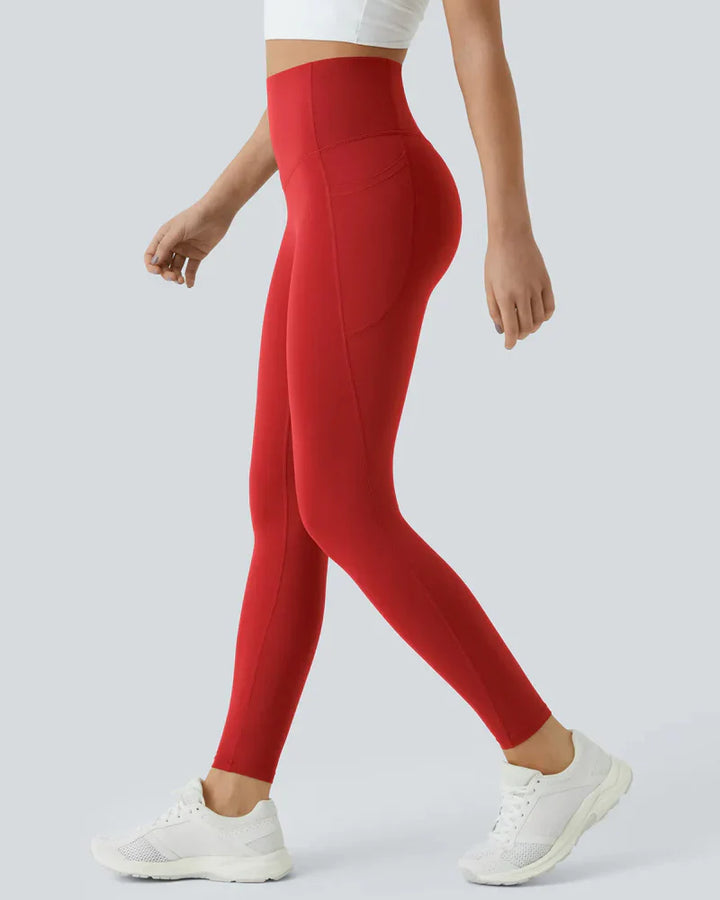 Hoge Taille Butt Lifting Buikcontrole Zijvak Shaping Training Legging