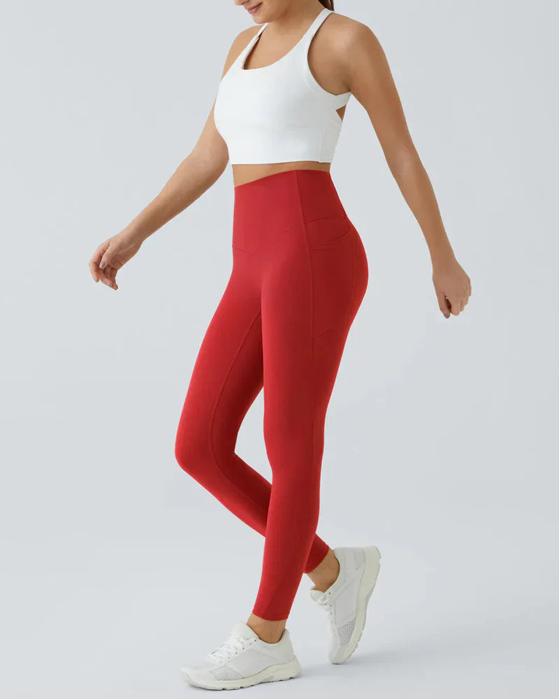 Hoge Taille Butt Lifting Buikcontrole Zijvak Shaping Training Legging