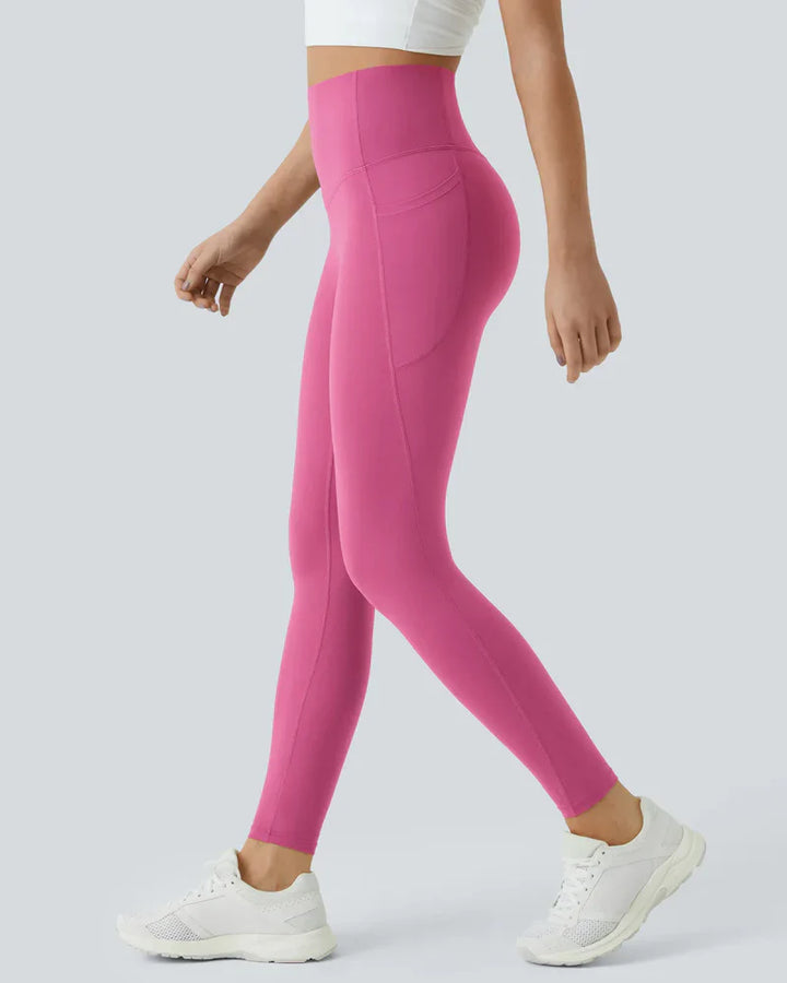 Hoge Taille Butt Lifting Buikcontrole Zijvak Shaping Training Legging
