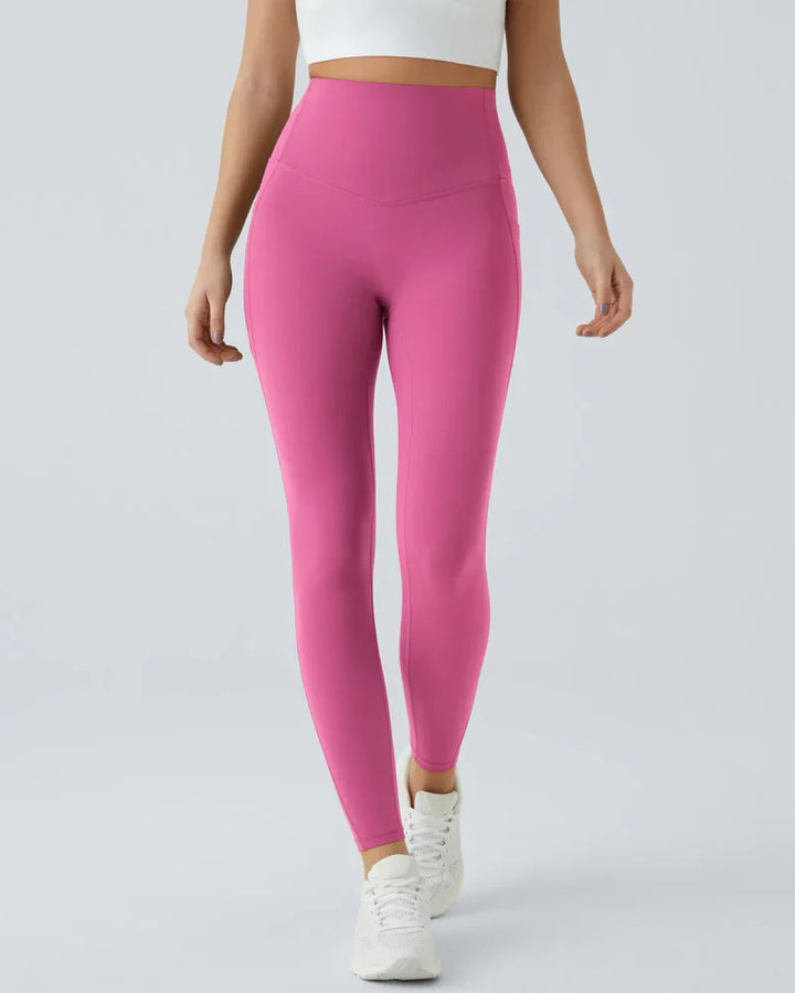 Hoge Taille Butt Lifting Buikcontrole Zijvak Shaping Training Legging