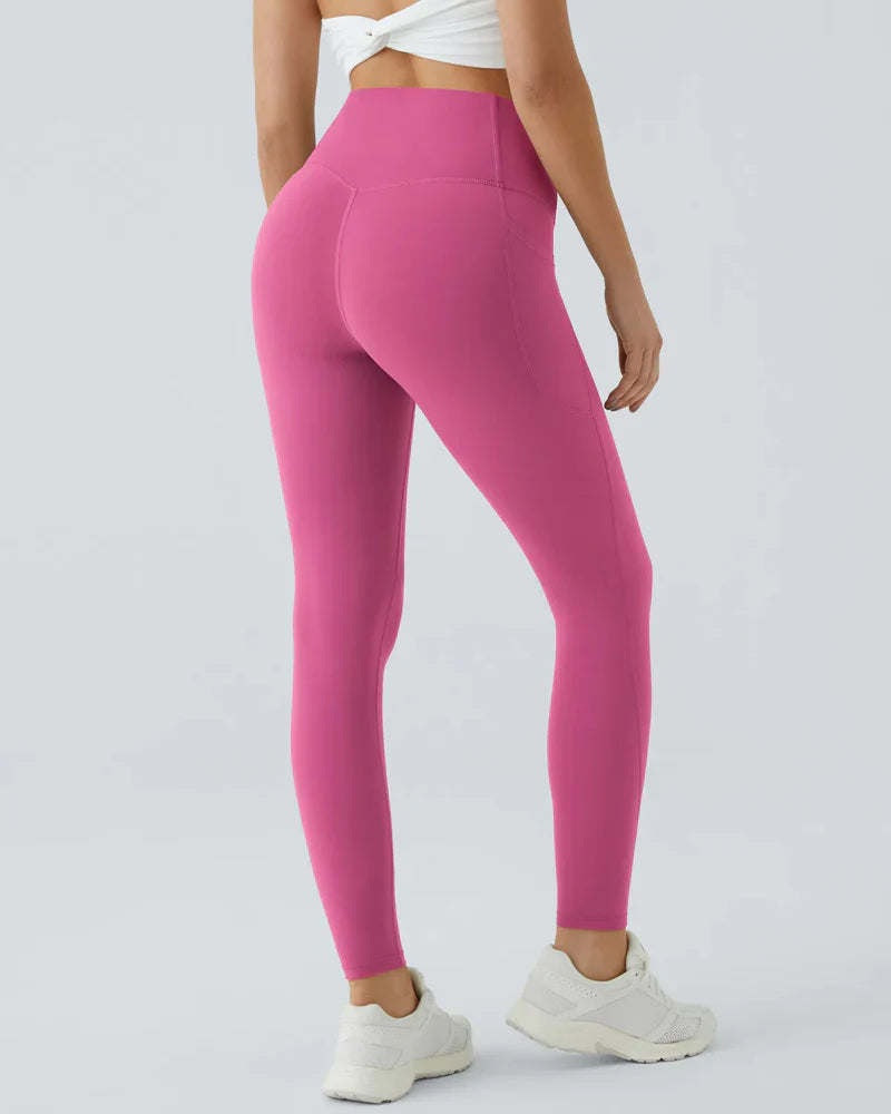 Hoge Taille Butt Lifting Buikcontrole Zijvak Shaping Training Legging