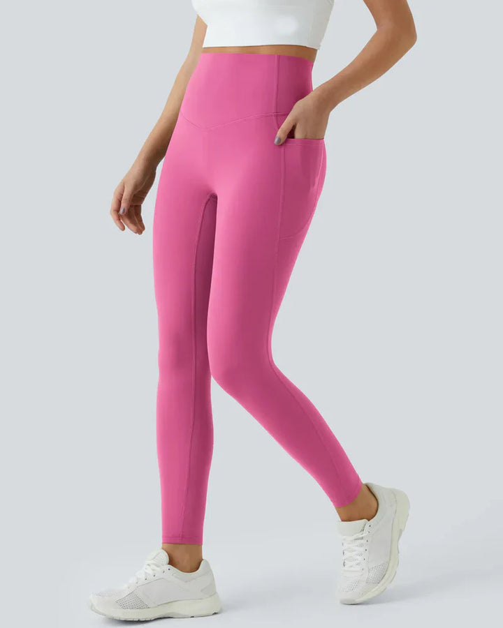 Hoge Taille Butt Lifting Buikcontrole Zijvak Shaping Training Legging