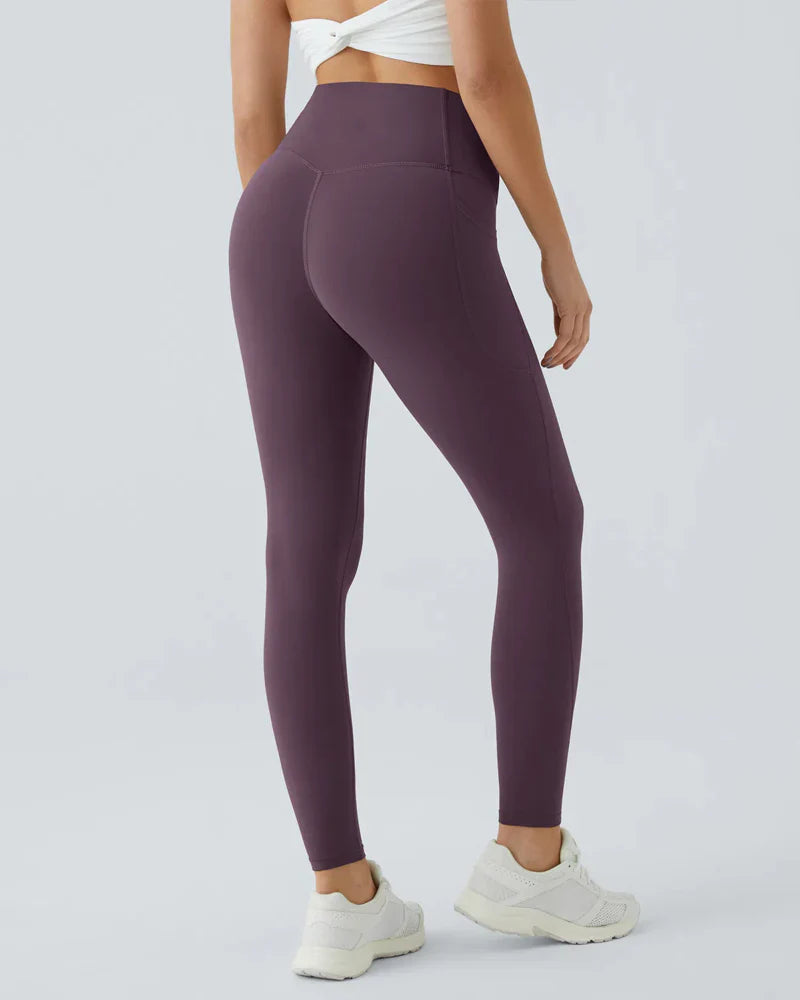 Hoge Taille Butt Lifting Buikcontrole Zijvak Shaping Training Legging
