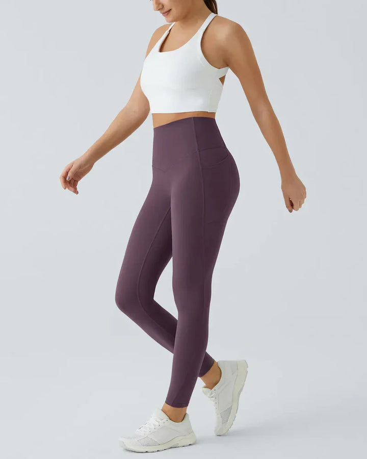 Hoge Taille Butt Lifting Buikcontrole Zijvak Shaping Training Legging