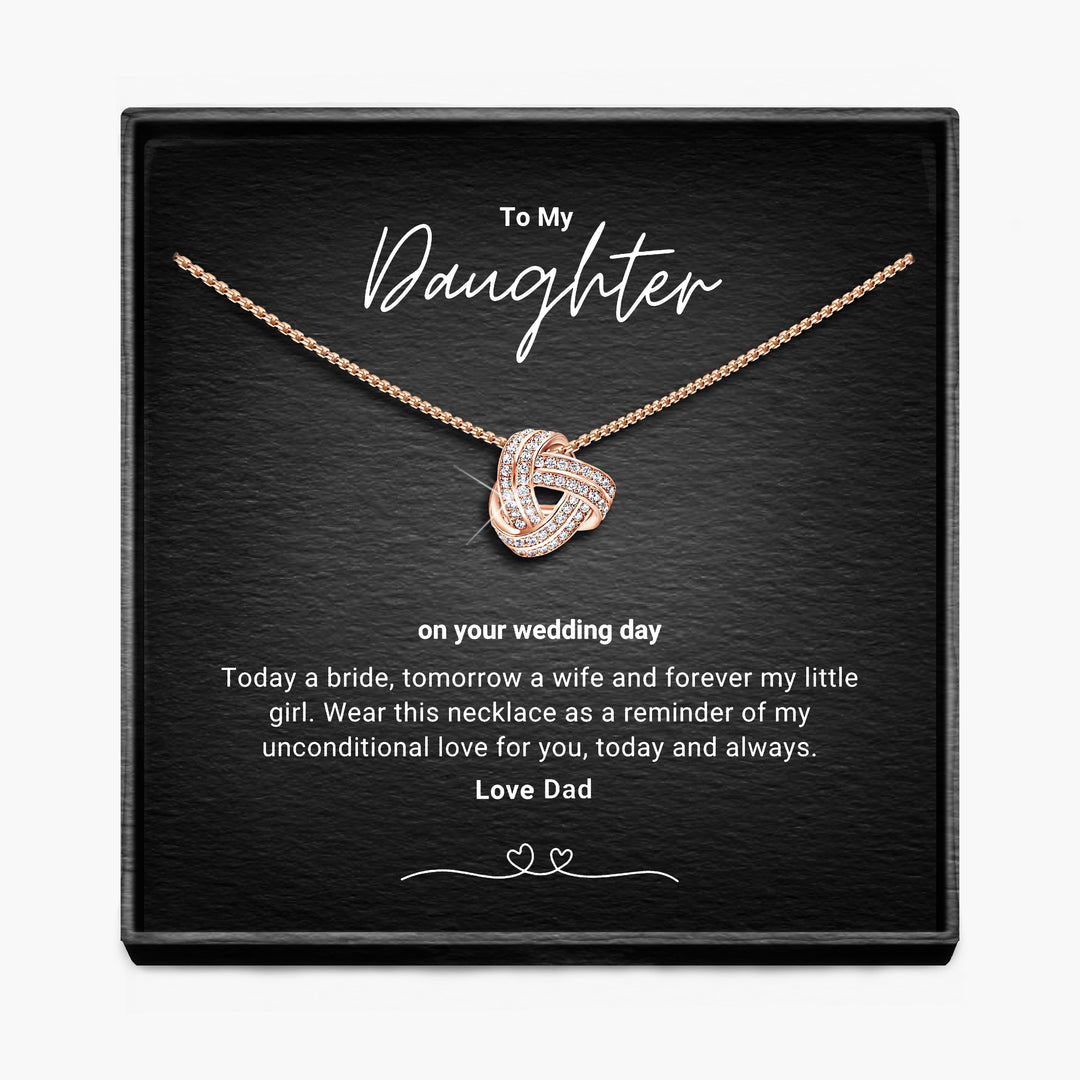 Onze Dochter, Aanstaande Bruid - Infinity Knoop Ketting