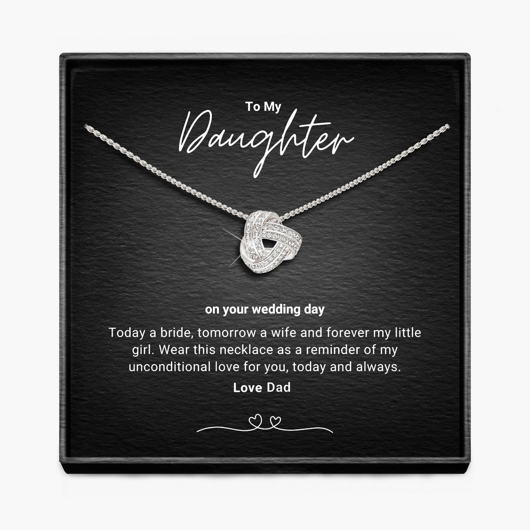 Onze Dochter, Aanstaande Bruid - Infinity Knoop Ketting