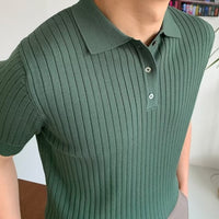 Arezzo Polo Shirt van geribd katoen