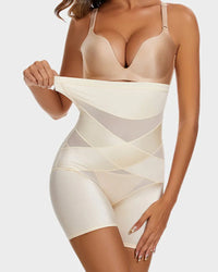 Crossover Verband High Waist Heup-liftende Shorts
