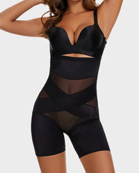 Crossover Verband High Waist Heup-liftende Shorts