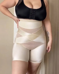 Crossover Verband High Waist Heup-liftende Shorts