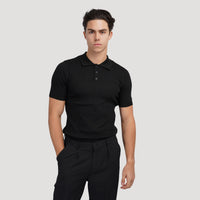 Arezzo Polo Shirt van geribd katoen